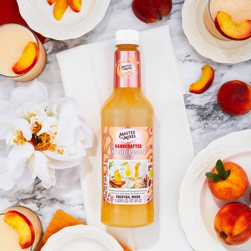 Master of Mixes White Peach Daiquiri / Margarita Drink Mix - 6 Pack - Image 3